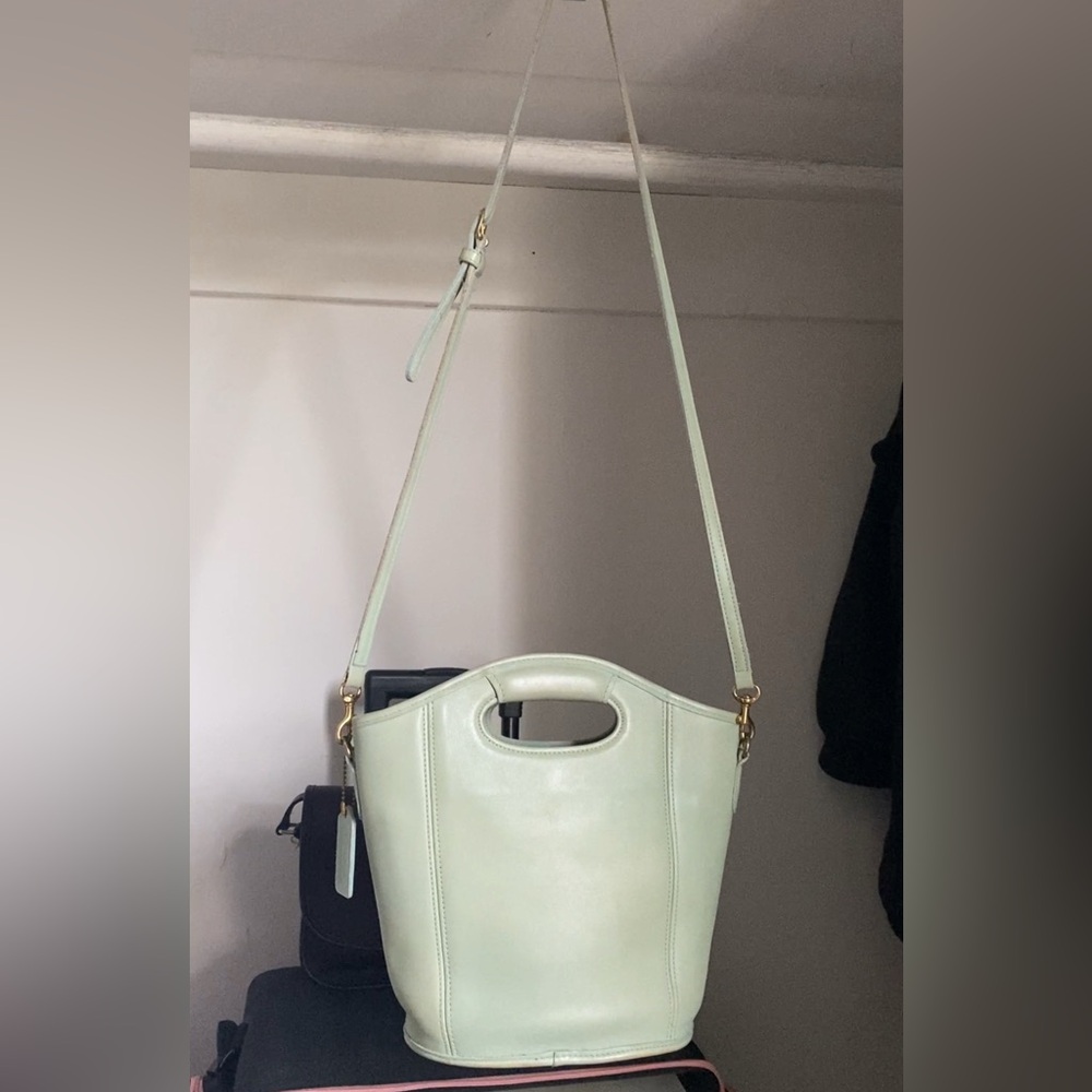 Vintage Coach Mini Shopper #9993 Aqua